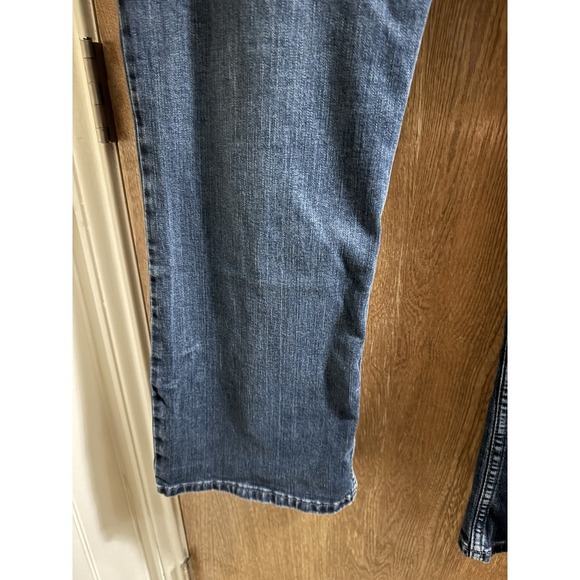 Riders By Lee Denim Blue Jeans Straight Leg Flare Plus Size 22W Women's Stretch - Picture 3 of 6